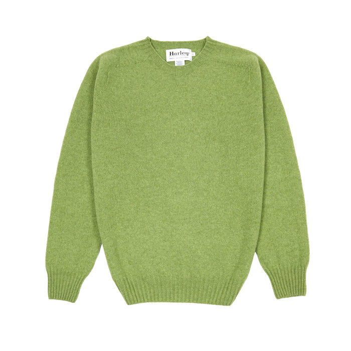 Harley Geelong Lambswool Jumper in Foliage