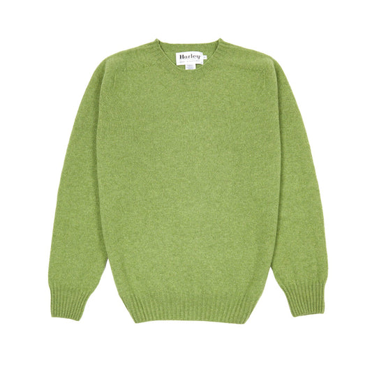 Harley Geelong Lambswool Jumper in Foliage