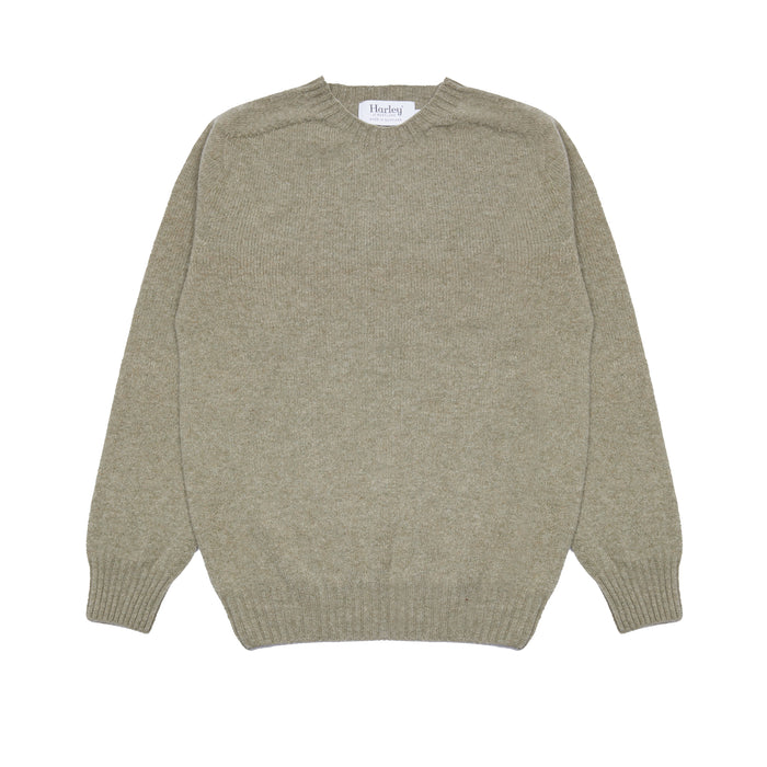 Harley Lambswool Jumper in Greensand