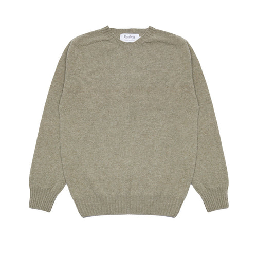 Harley Lambswool Jumper in Greensand
