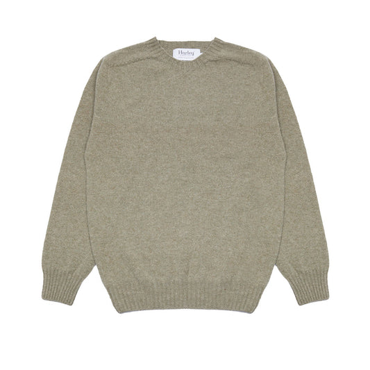 Harley Lambswool Jumper in Greensand