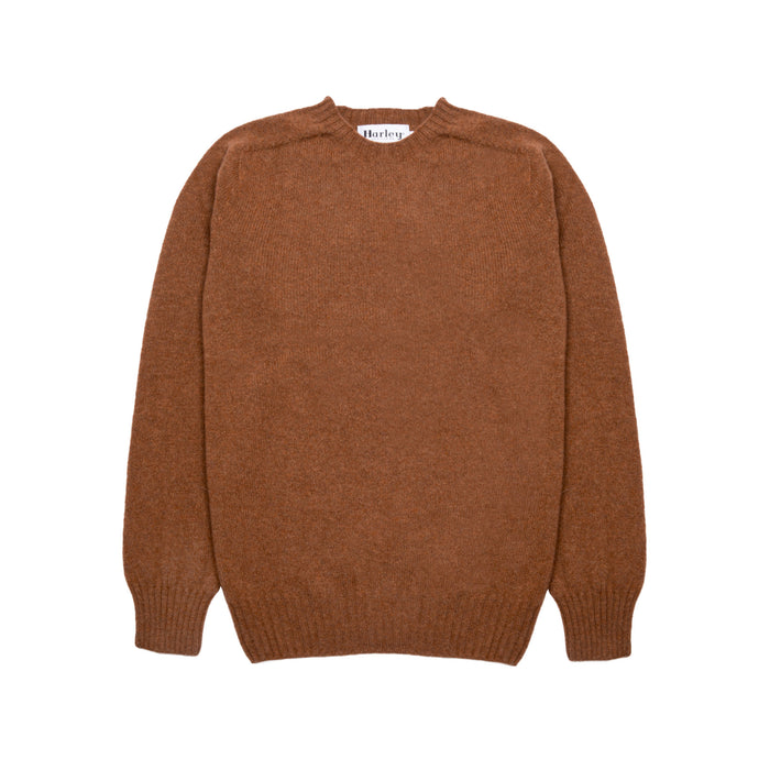 Harley Lambswool Jumper in Hazelnut
