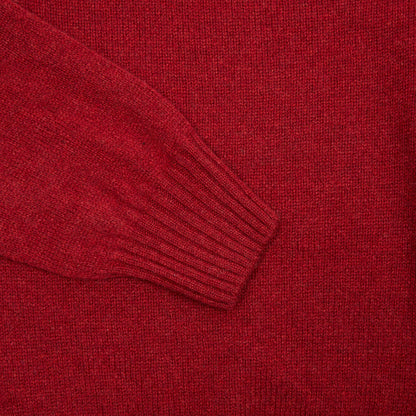 Harley Lambswool Jumper in Russet Red 2