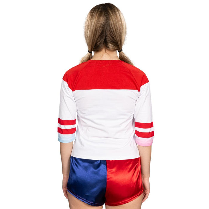 Harley Quinn Replica Little Monster Halloween Cosplay Costume Pajamas Set (2pcs) - TVStoreOnline