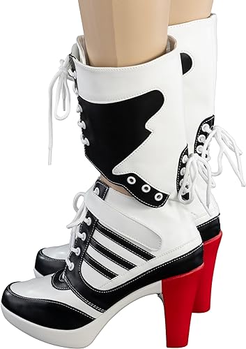 Harley Suicide Movie Girl High Heels Halloween Cosplay Costume Boots - TVStoreOnline