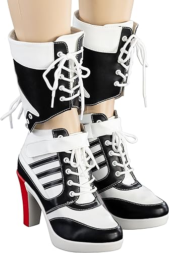Harley Suicide Movie Girl High Heels Halloween Cosplay Costume Boots - TVStoreOnline