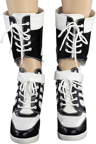 Harley Suicide Movie Girl High Heels Halloween Cosplay Costume Boots - TVStoreOnline