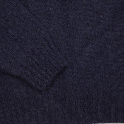 Harley Crew-neck Supersoft Shetland Jumper in New Navy