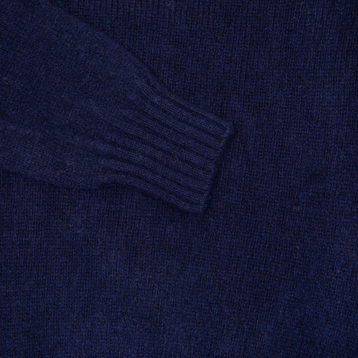 Harley Supersoft Knit Polo Jumper in Navy