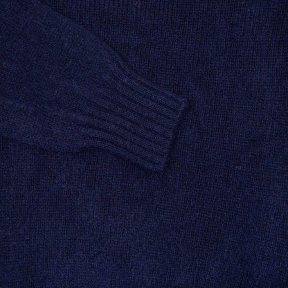 Harley Supersoft Knit Polo Jumper in Navy