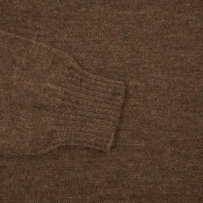 Harley Voe True Shetland Jumper in Natural Moorit