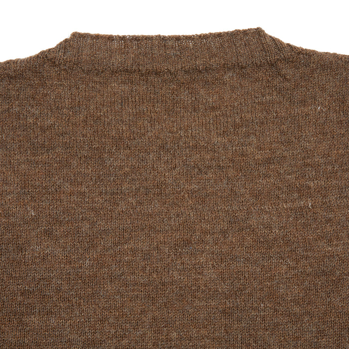 Harley Voe True Shetland Jumper in Natural Moorit