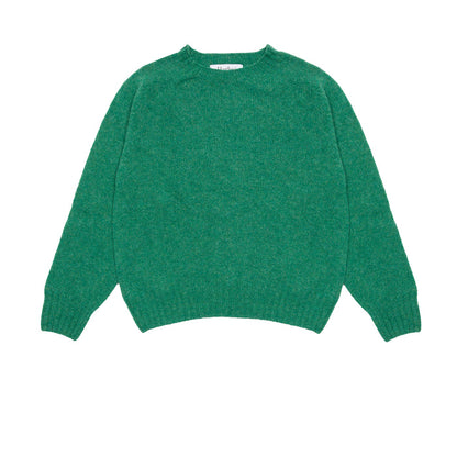 Harley Women's Cropped Jumper in Evergreen