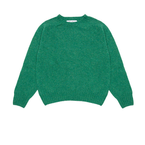 Harley Women's Cropped Jumper in Evergreen