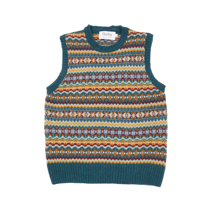 Harley Womens Fair Isle Jumper in Tempest