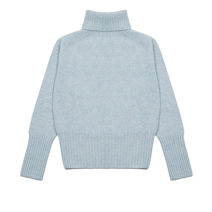 Harley Women's Lambswool Roll Neck Jumper in Haar