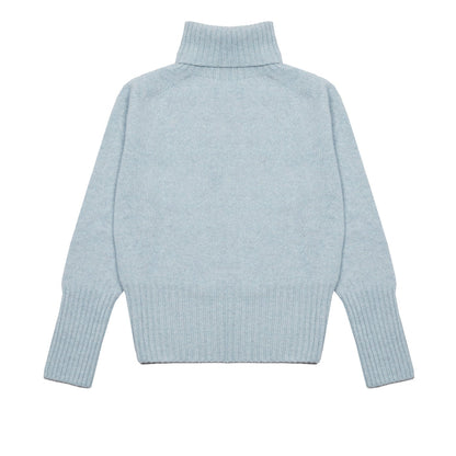 Harley Women's Lambswool Roll Neck Jumper in Haar