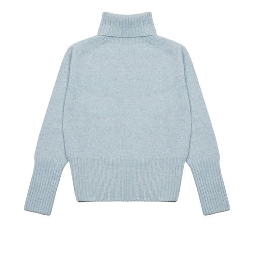 Harley Women's Lambswool Roll Neck Jumper in Haar