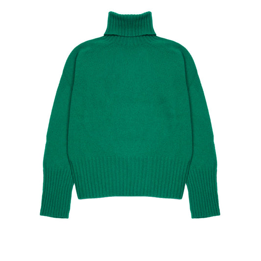 Harley Women's Lambswool Roll Neck Jumper in Jungle