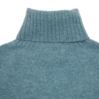 Harley Women's Lambswool Roll Neck Jumper in Oribe Green