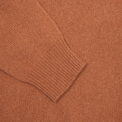Harley Women's Lambswool Twist Yoke Jumper in Caramel