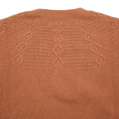 Harley Women's Lambswool Twist Yoke Jumper in Caramel