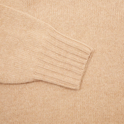 Harley Women's Superfine Lambswool Roll Neck Jumper in Sandstorm
