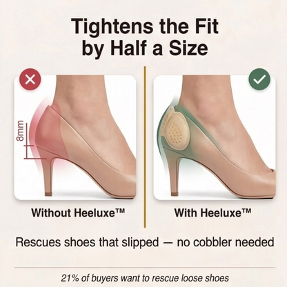 Heeluxe – Cushioned Heel Grips for All Day Comfort