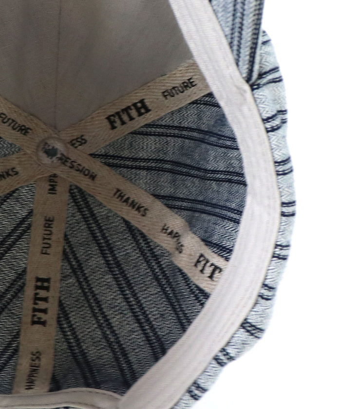 Herringbone Striped Cap