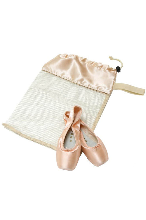 Horizon Dance Mesh Shoe Bag, Ivory 8222