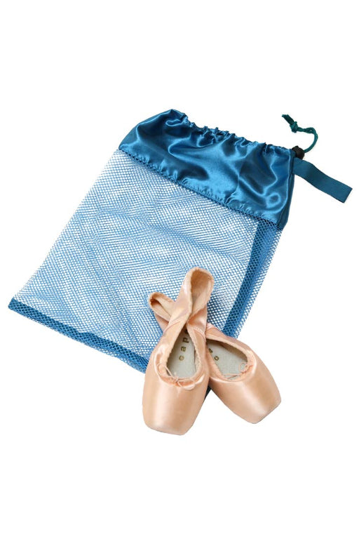 Horizon Dance Mesh Shoe Bag, Teal 8429