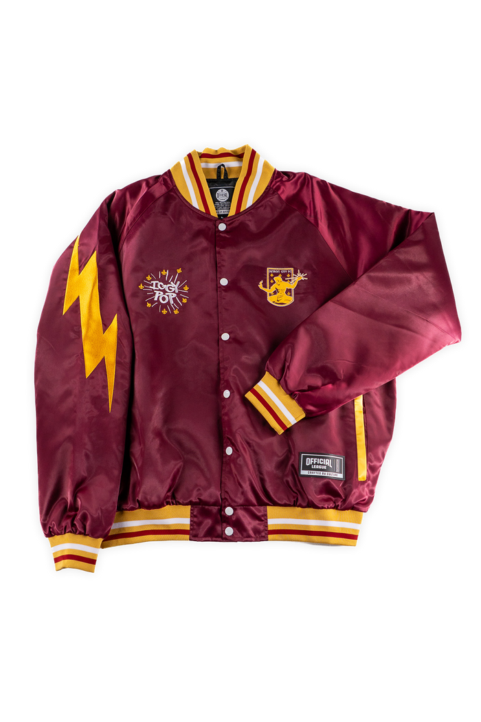 [ Iggy Pop x Detroit City FC ] Lightning Satin - Official League