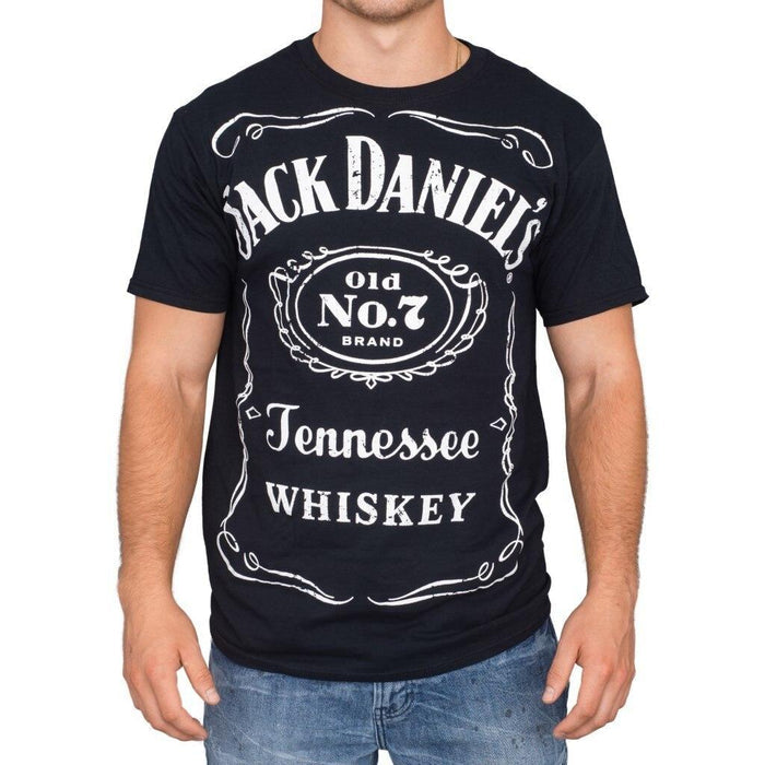Jack Daniel's Whiskey Old No. 7 Tennessee Label T-shirt-tvso