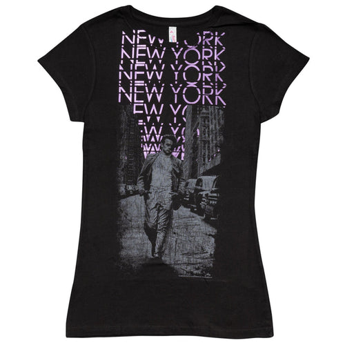 James Dean New York Black Juniors T-Shirt - TVStoreOnline