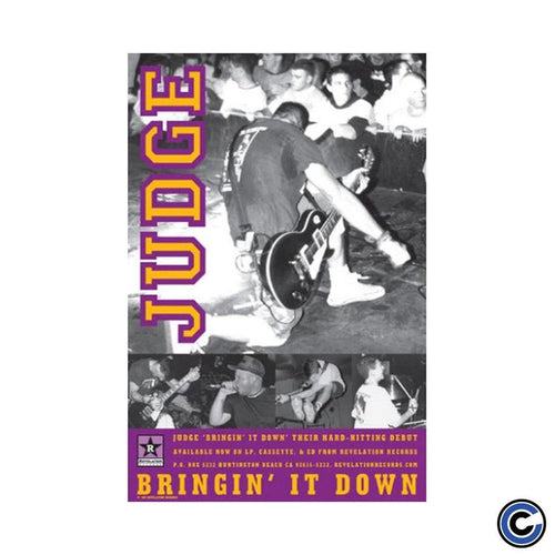 Buy – Judge "Bringin' It Down" Poster – Band & Music Merch – Cold Cuts Merch