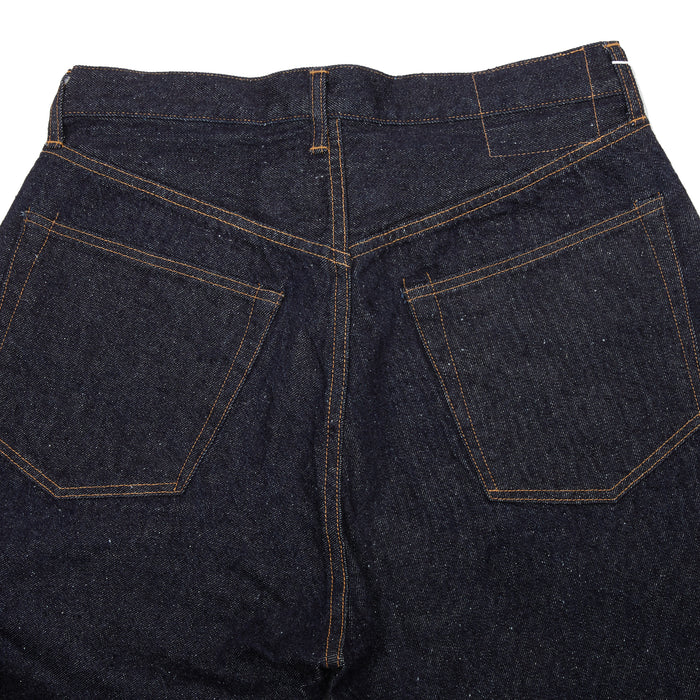 Kaptain Sunshine 5P Zipper Front Denim Pants in Indigo Wash