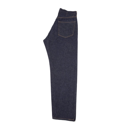 Kaptain Sunshine 5P Zipper Front Denim Pants in Indigo Wash