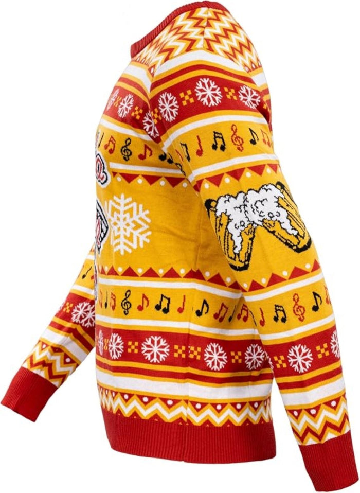Kenosha Kickers 1990s Movie Polka Band Adult Unisex Ugly Christmas Sweater - TVStoreOnline