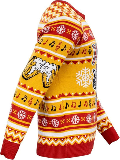 Kenosha Kickers 1990s Movie Polka Band Adult Unisex Ugly Christmas Sweater - TVStoreOnline