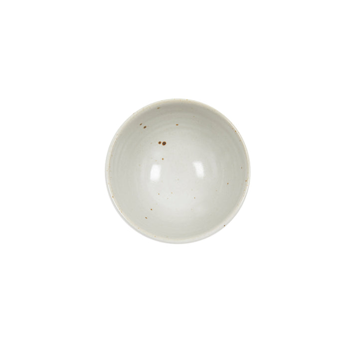 Keramische Werkstatt Margaretenhöhe Hand Thrown Stoneware Muesli Bowl Pointed in White