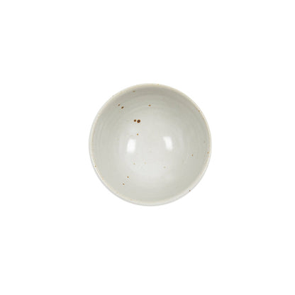 Keramische Werkstatt Margaretenhöhe Hand Thrown Stoneware Muesli Bowl Pointed in White