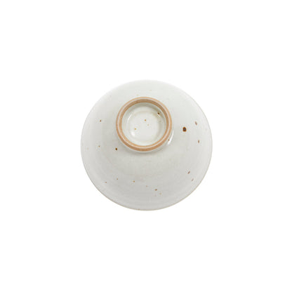 Keramische Werkstatt Margaretenhöhe Hand Thrown Stoneware Muesli Bowl Pointed in White