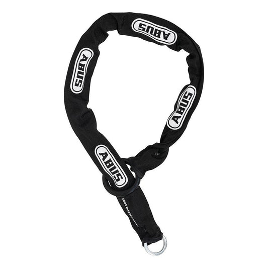 Black chain lock with ABUS branding on a white background