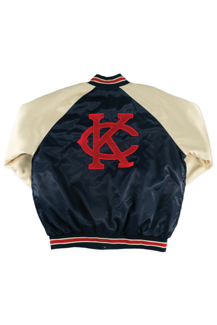 [ Kevin Morby x Kansas City Monarchs ] Satin Jacket - Official League