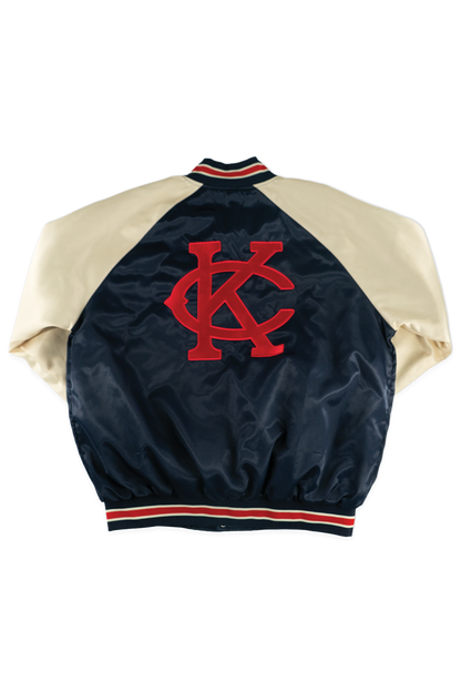 [ Kevin Morby x Kansas City Monarchs ] Satin Jacket - Official League