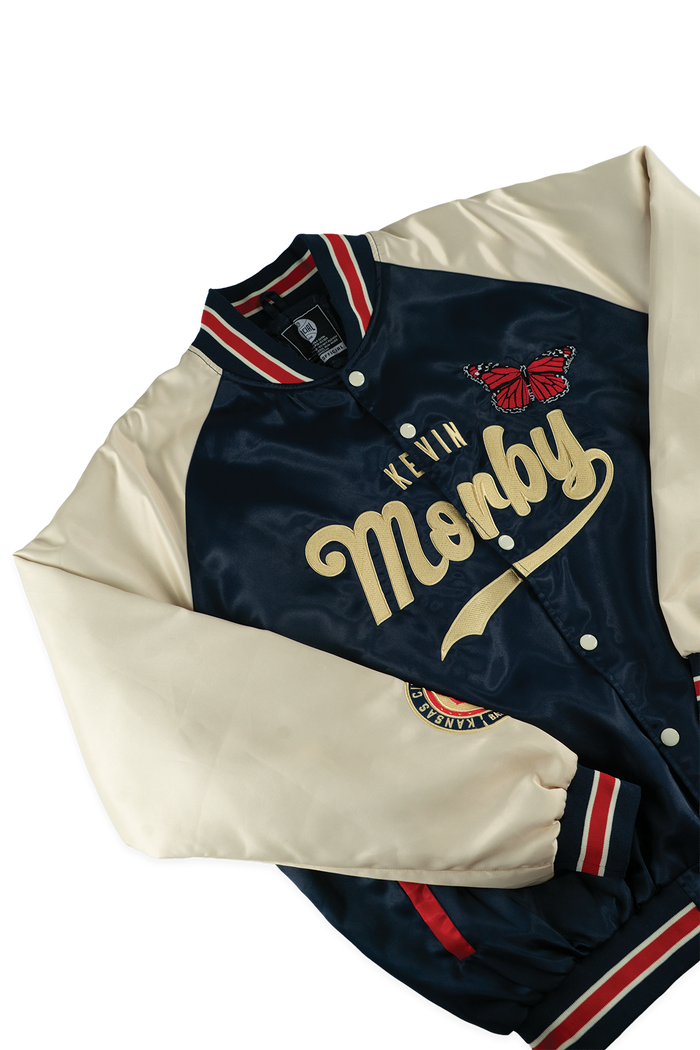 [ Kevin Morby x Kansas City Monarchs ] Satin Jacket - Official League