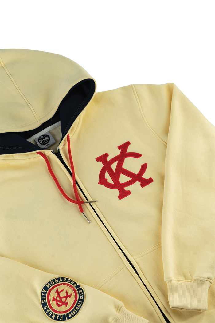 [ Kevin Morby x Kansas City Monarchs ] Zip-Up Hood - Official League