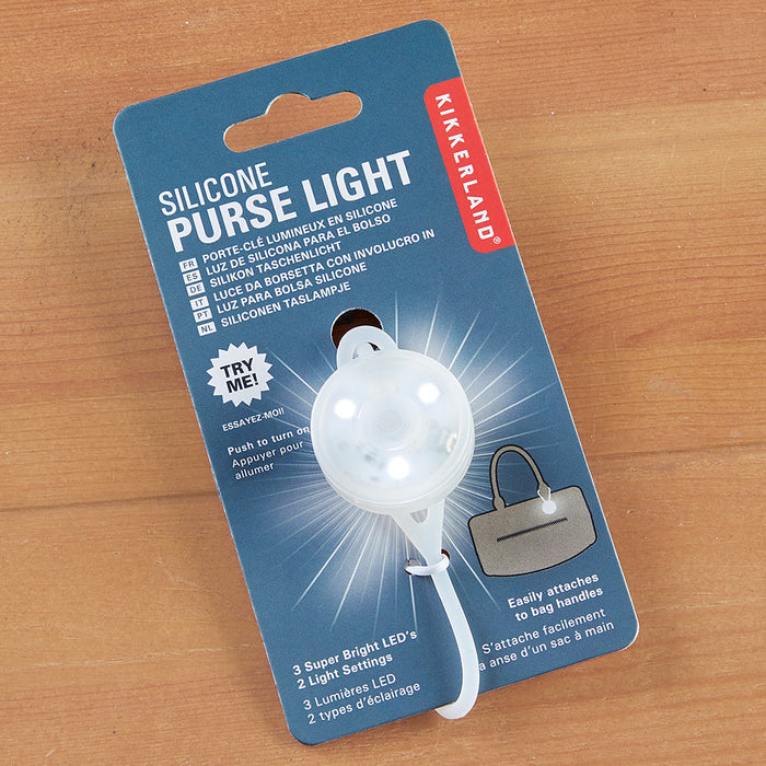 Kikkerland Silicone Purse Light