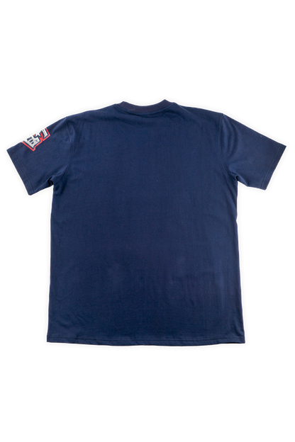 Koe Wetzel x Round Rock Express navy tee back