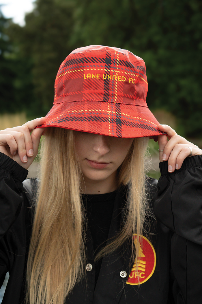 [ Lane United FC ] Reversible Plaid Bucket - Official League